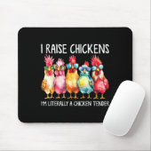 Funny Chicken Farmer Gift – I Raise Chickens Humor マウスパッド (マウス)