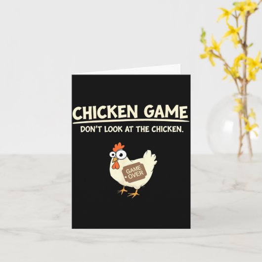 Funny Chicken Game Design Ltd Uni Chicken Game_ Do カード (黄色い花)