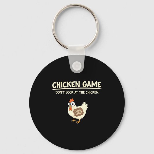 Funny Chicken Game Design Ltd Uni Chicken Game_ Do キーホルダー (正面)