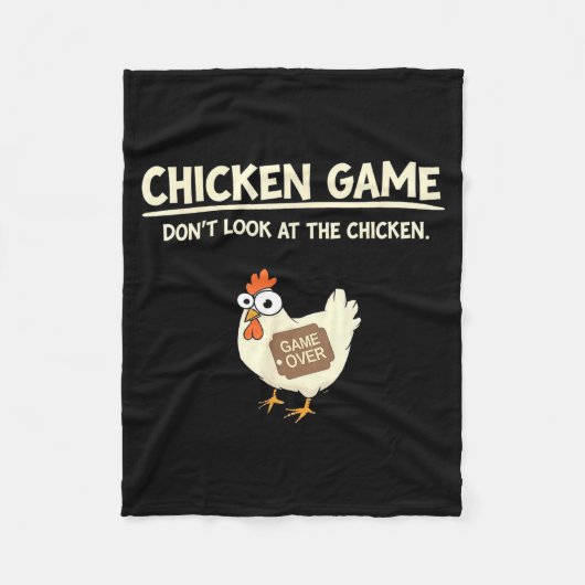 Funny Chicken Game Design Ltd Uni Chicken Game_ Do フリースブランケット (正面)