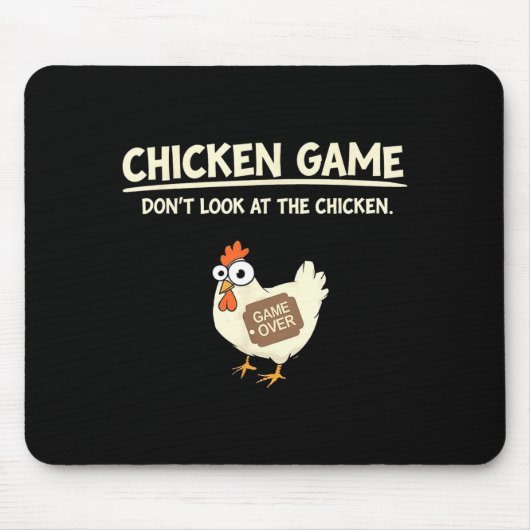 Funny Chicken Game Design Ltd Uni Chicken Game_ Do マウスパッド (正面)