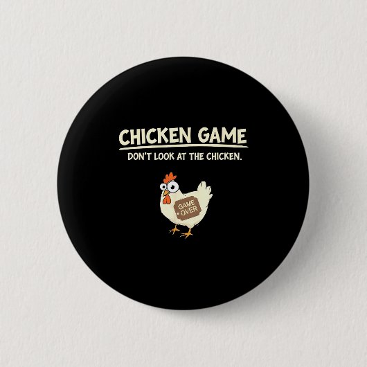 Funny Chicken Game Design Ltd Uni Chicken Game_ Do 缶バッジ (正面)