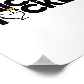 Funny Chicken Jockey Stacked Repeat Fun Gag Meme H ポスター (角)