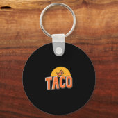 Funny Chicken Meme Trendy Taco Trump Always Chicke キーホルダー (正面)