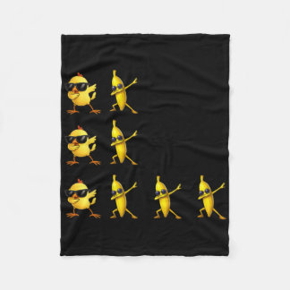 Funny Chicken Nana For Men Women Teens Kids  フリースブランケット