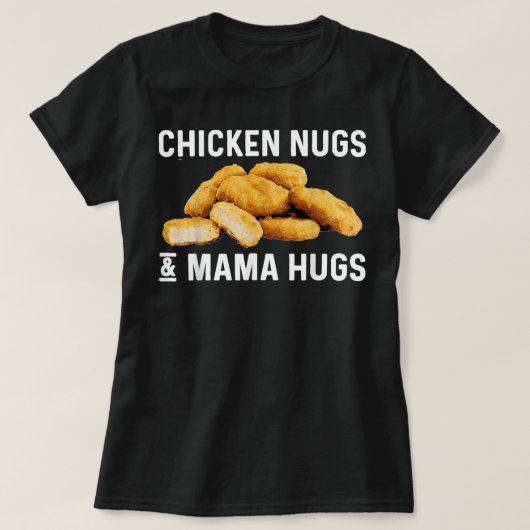 Funny Chicken Nuggets Gift For Men Women Nuggets L Tシャツ (デザイン正面)