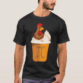 Funny Chicken Pot Pi Day 3 14 Math Teacher Men Wom Tシャツ (正面)