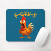 Funny Chicken Quote Rooster Animal Meme Humor Sayi マウスパッド (マウス)