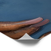 Funny Chicken Reading Cluck Off Have a Steak Book ポスター (角)