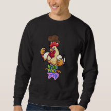 「Funny Chicken Rise and Fly」Tシャツ