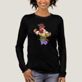 Funny Chicken Rise and Fly” T-Shirt トライブレンドＴシャツ (正面)