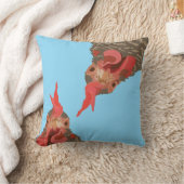 Funny Chicken Upside Down クッション (ブランケット)