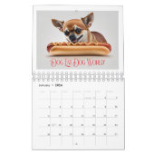 Funny Chihuahua 2026 Catchphrases Wall Calendar カレンダー (1月 2026)