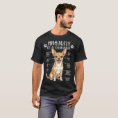 Funny Chihuahua Anatomy Of A Chihuahua Dog Owner P Tシャツ (正面フル)