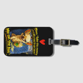 Funny Chihuahua Bus Meme Teen Gift ラゲッジタグ (正面横)
