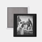 Funny Chihuahua Selfie With Bigfoot Sasquatch Cryp マグネット (正面/裏面)