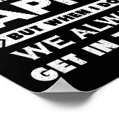 Funny Child And Pappy Gif Uni Kids Black I Don't A ポスター (角)