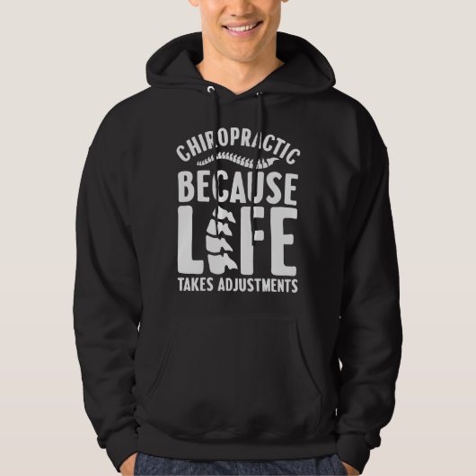 Funny Chiropractic Gift For Men Women Chiropractic パーカ (正面)