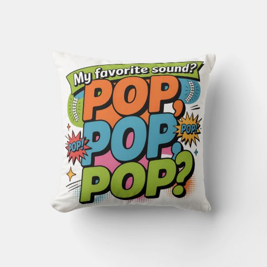 Funny Chiropractor Pop Sound Gift クッション (正面)
