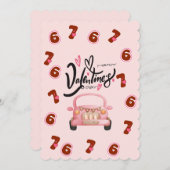 Funny Chocolate Lover Quote Valentine's Day Greeti シーズンカード (正面/裏面)