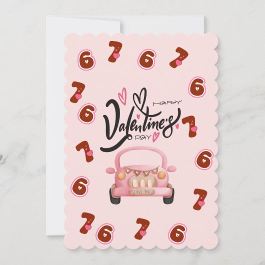 Funny Chocolate Lover Quote Valentine's Day Greeti シーズンカード (正面)