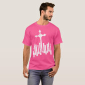 Funny Christian Keyboard Piano Player Lover Gift Tシャツ (正面フル)