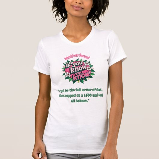 Funny Christian Mother quote shirt. Tシャツ (正面)