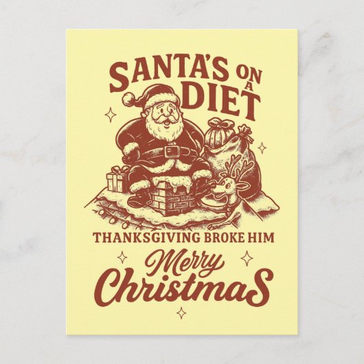 Funny Christmas  シーズンポストカード (正面)