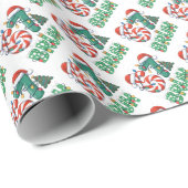 Funny Christmas "67 BRUH" Plaid & Elf Hat Holiday  ラッピングペーパー (ロールコーナー)