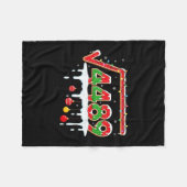Funny Christmas 67 Meme Square Root 4489 Slang Mat フリースブランケット (正面(横))