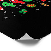 Funny Christmas 6 7 Math Teacher 67 Meme Square Ro ポスター (角)