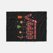 Funny Christmas 6 7 Six Seven Meme Square Root 448 フリースブランケット (正面(横))