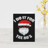 Funny Christmas Adult Naughty Dirty Pajama, Ho Pj, カード (黄色い花)