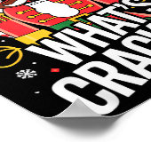 Funny Christmas African American Nutcracker Men Wo ポスター (角)