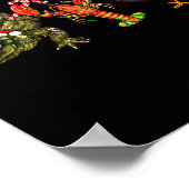 Funny Christmas Alligator Pelican Crawfish Holiday ポスター (角)