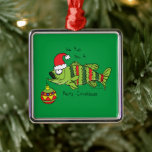 Funny Christmas Bass Fishing Fish Cute Cartoon メタルオーナメント<br><div class="desc">Did you cast out a line looking for the perfect fish theme Christmas or Holiday design?  Well,  go ahead and reel this one in,  because it will be perfect for your bass fishing friends,  or just someone that loves funny cute cartoons to make them laugh!</div>