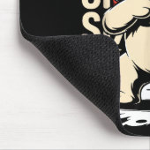 Funny Christmas Bear Dabbing Xmas Dab Six Seven 67 マウスパッド (コーナー)