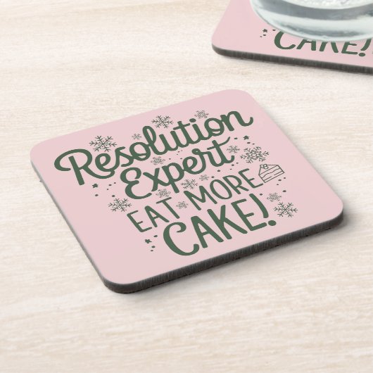 Funny Christmas Beverage Coaster コースター (左側)