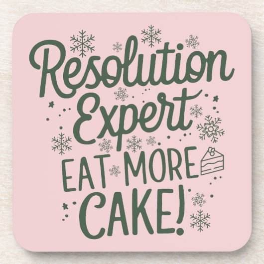 Funny Christmas Beverage Coaster コースター (正面)