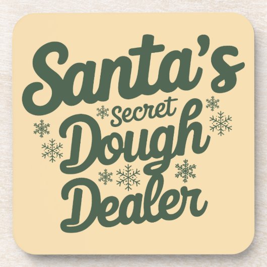 Funny Christmas Beverage Coaster コースター (正面)