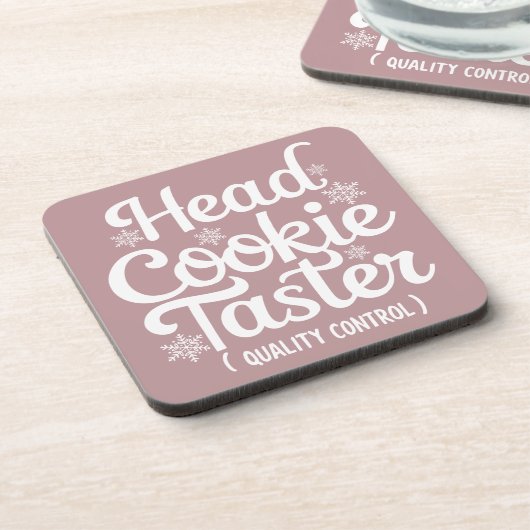 Funny Christmas Beverage Coaster コースター (左側)