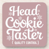 Funny Christmas Beverage Coaster コースター (正面)