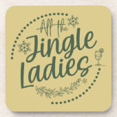 Funny Christmas Beverage Coaster コースター (正面)