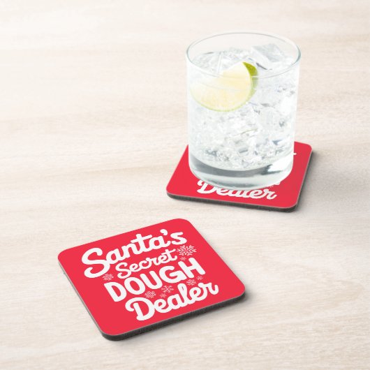 Funny Christmas Beverage Coaster コースター (右側)