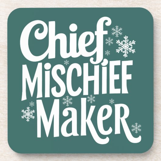 Funny Christmas Beverage Coaster コースター (正面)