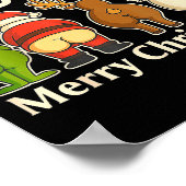 Funny Christmas Butt - We Wish You Merry Xmas  ポスター (角)