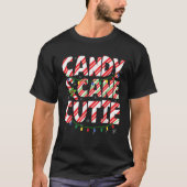 Funny Christmas Candy Cane Lover Crew Xmas Candy C Tシャツ (正面)