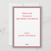 Funny Christmas Card シーズンカード (裏面)