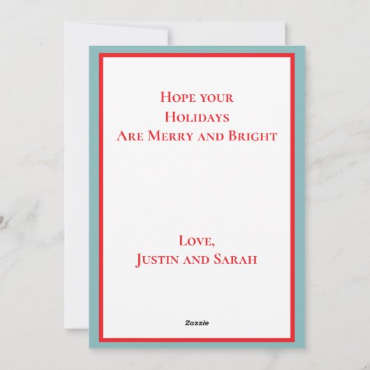 Funny Christmas Card シーズンカード (裏面)