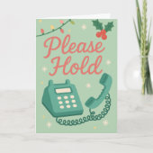 Funny Christmas Card for Front Desk Worker カード (正面)